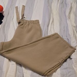 Free People Beige Jogger Pants